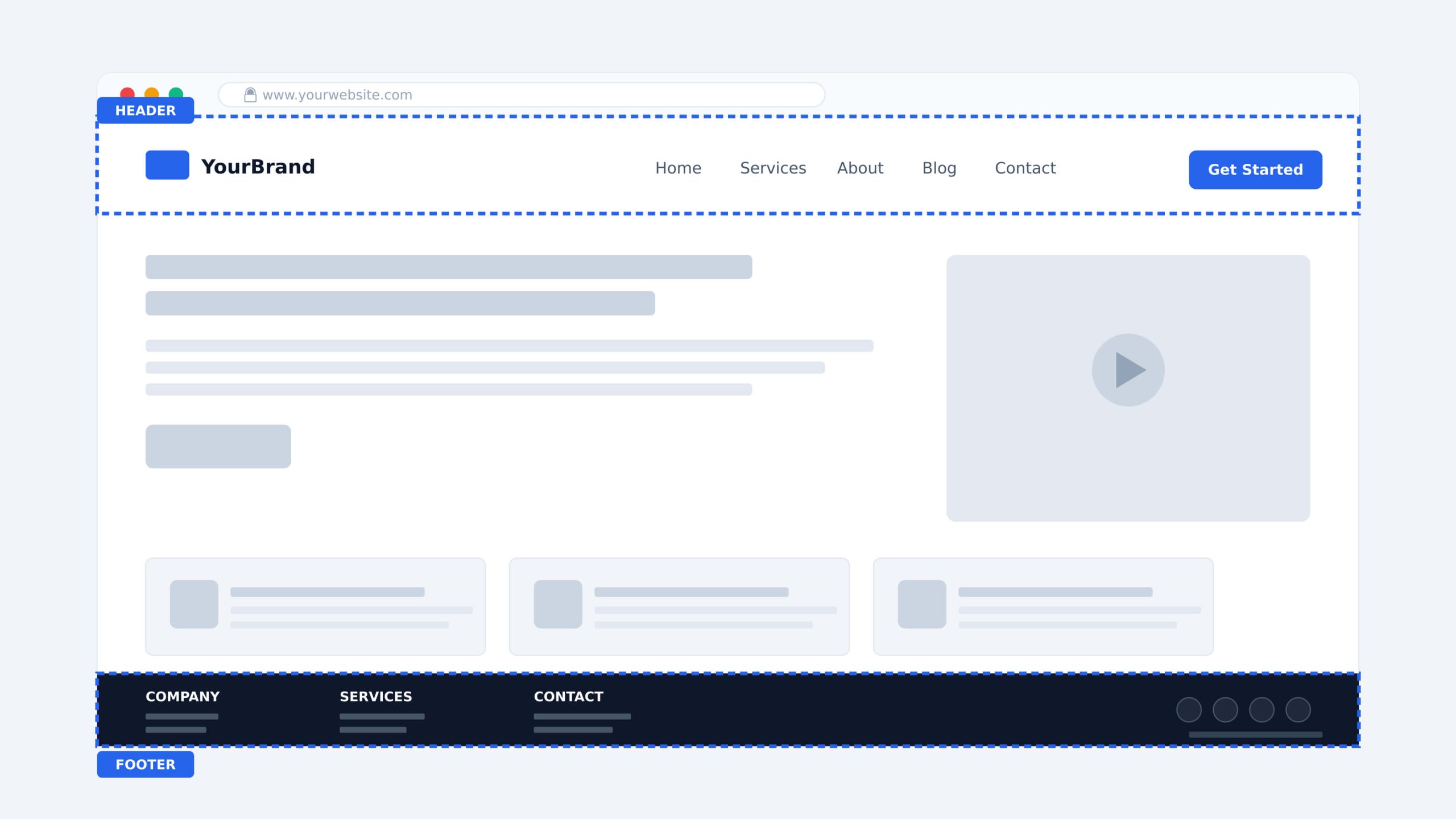 Header and Footer