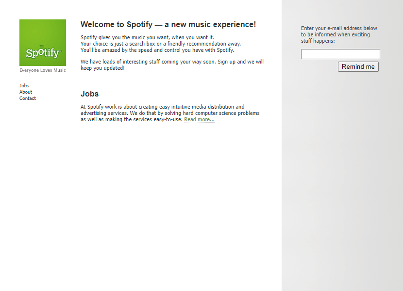 Spotify — Ship Lightweight, Then Grow