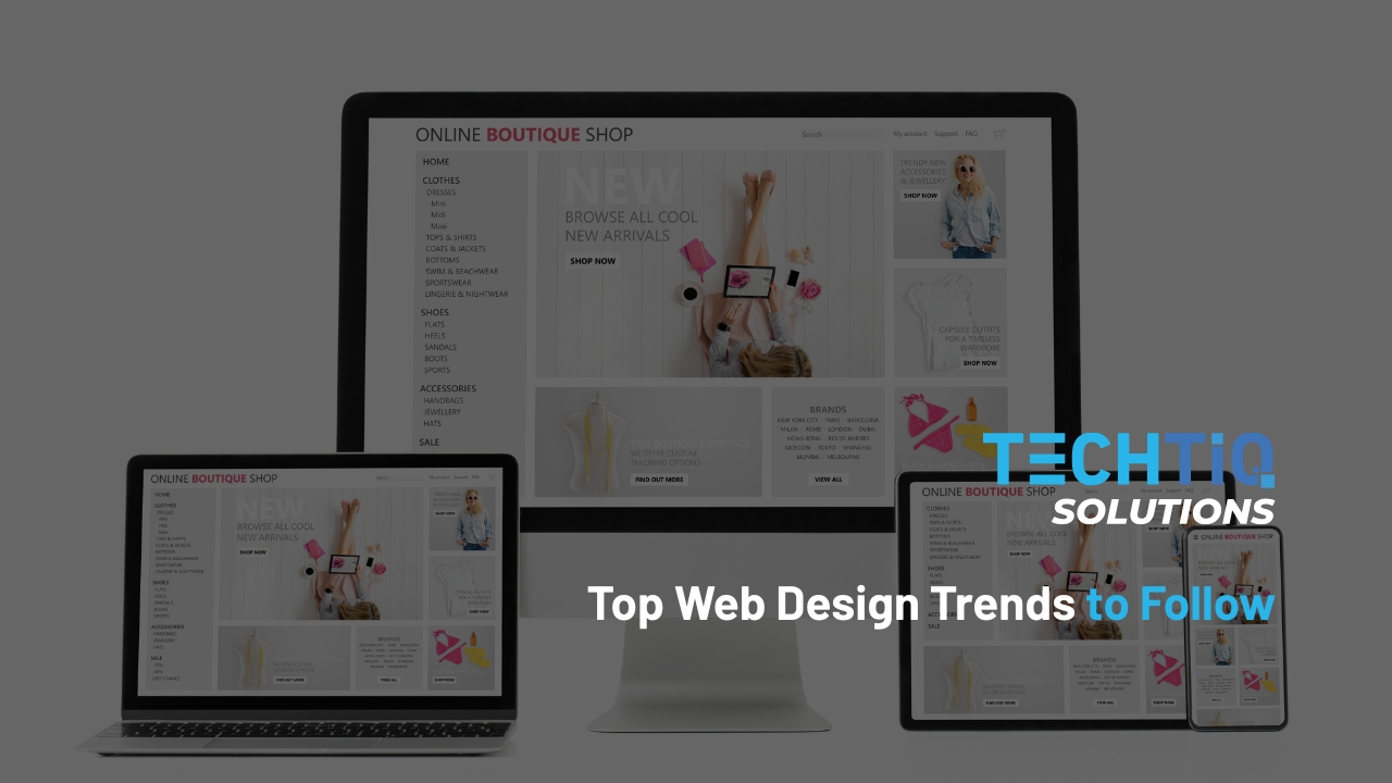 Top Web Design Trends to Follow in 2026