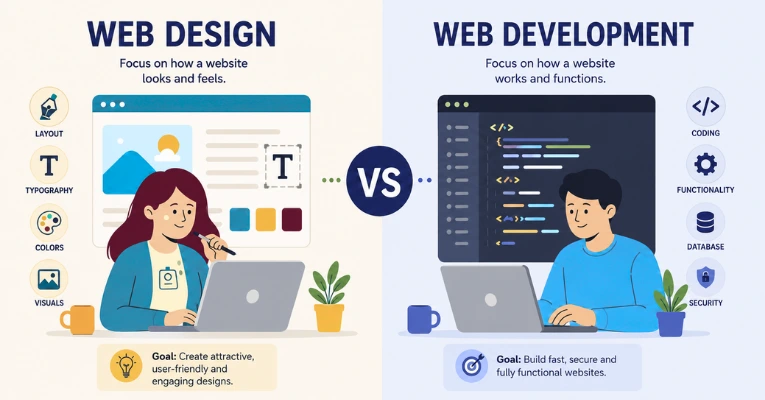 What Is the Difference Between Web Design vs Web Development?