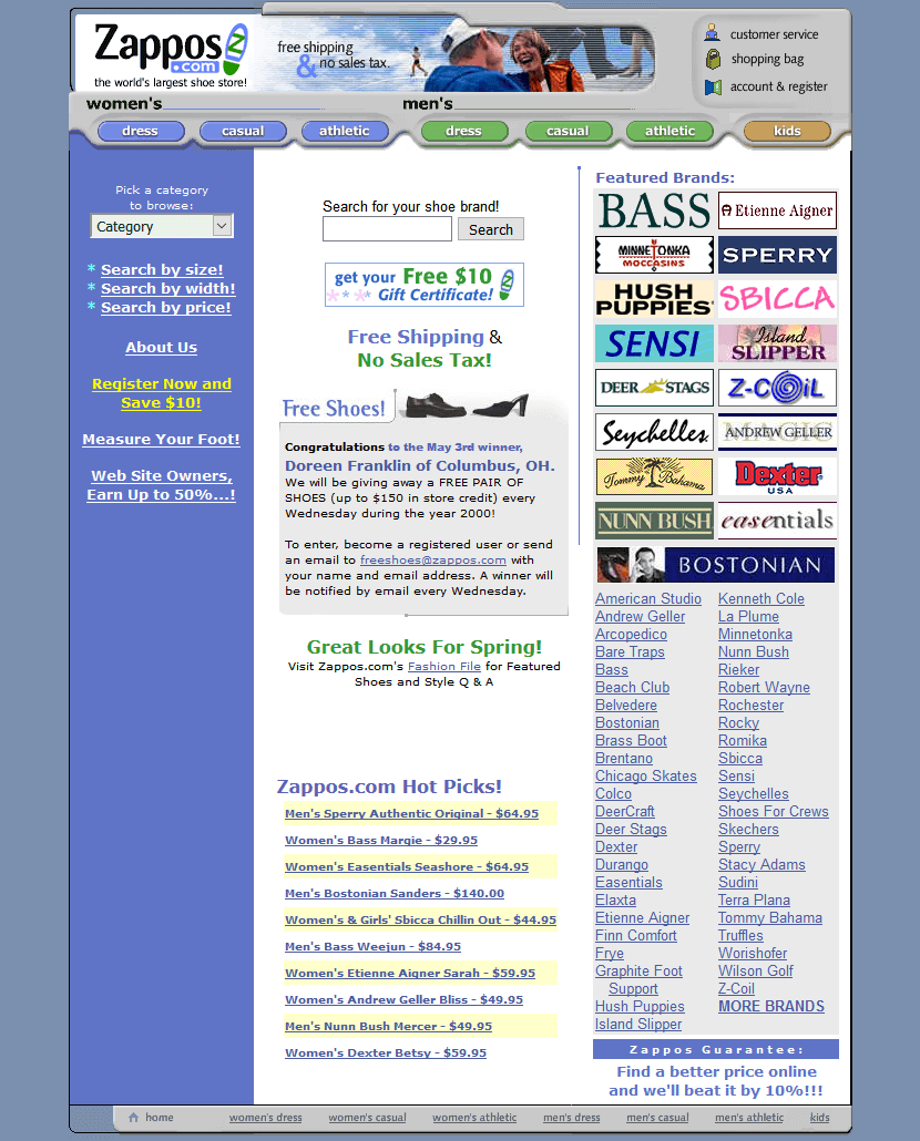 Zappos — Test Demand Without the Inventory